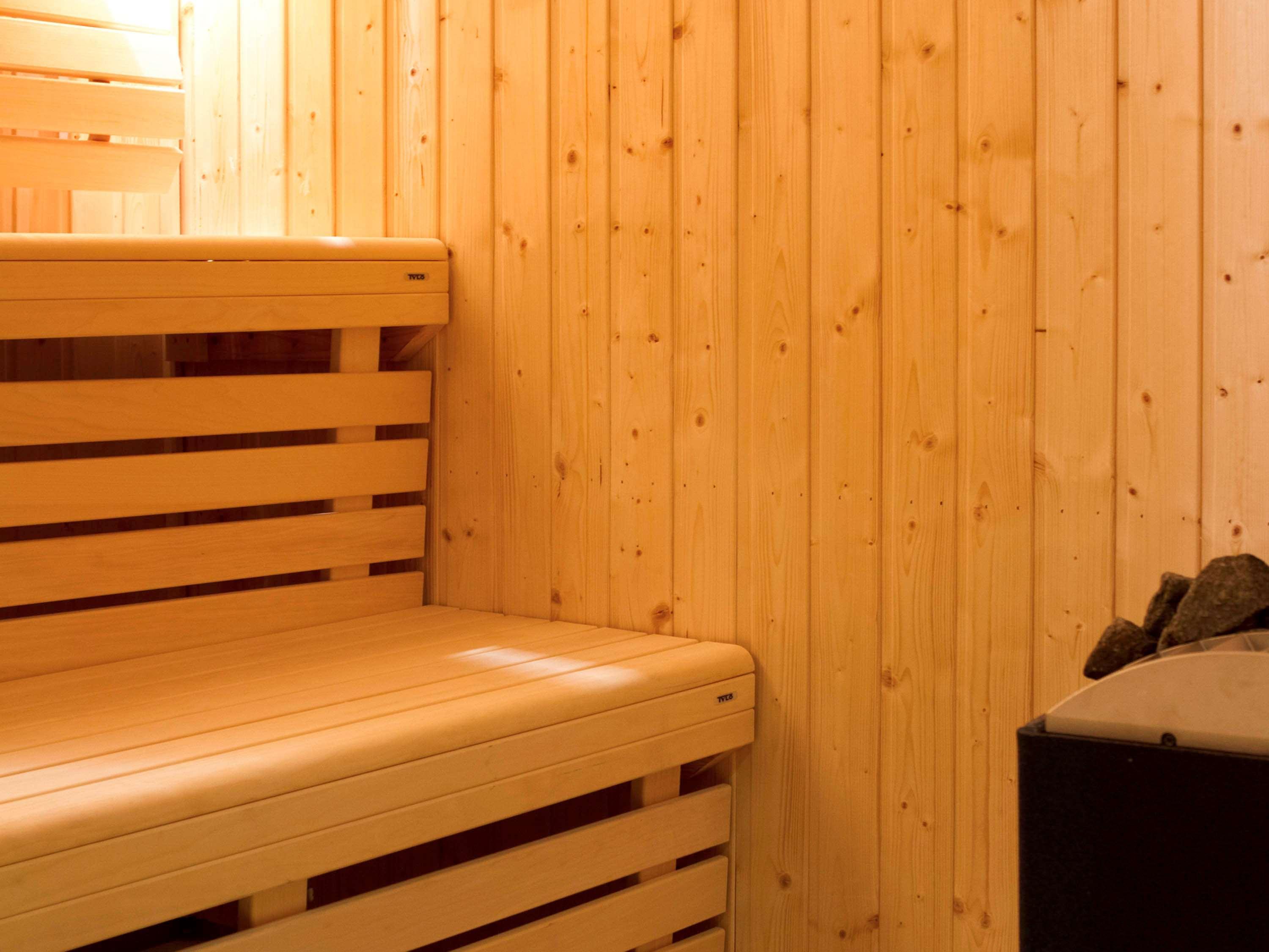 Sofitel Montevideo Casino Carrasco & Spa Eksteriør bilde A modern Finnish sauna